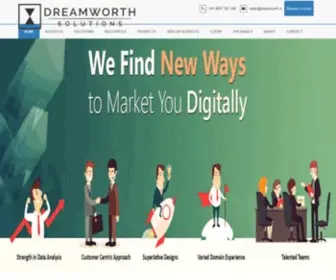 Dreamworth.in(Website Design Company Pune) Screenshot