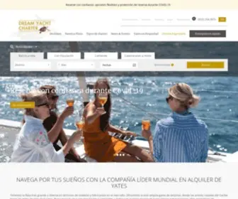 Dreamyachtcharter.es(Dream Yacht Charter) Screenshot