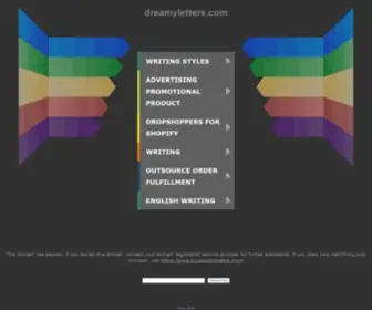 Dreamyletters.com(Dreamyletters) Screenshot