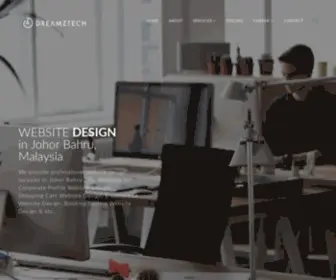 DreamZtech.com.my(Johor Bahru Web Design Company) Screenshot
