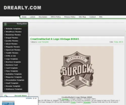 Drearly.com(Premium WordPress Themes) Screenshot