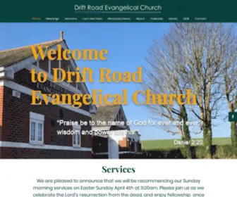 Drec.org.uk(Drift Road Evangelical Church) Screenshot