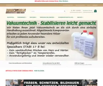 Drechselnundmehr.de(Drechselbedarf Drechselbänke Drechselbank Drechselzubehör) Screenshot