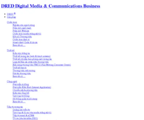 Dred.asia(Digital Media & Communications Business) Screenshot