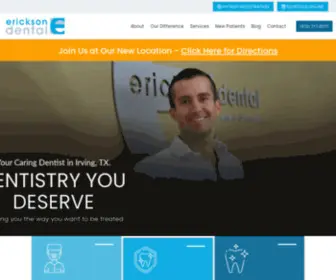 Dredental.com(Dentist in Irving) Screenshot