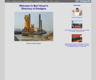 Dredgers.nl(Bert Vissers directory of dredgers) Screenshot