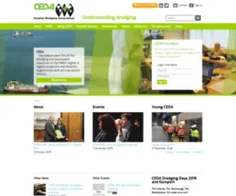 Dredging.org(Central Dredging Association) Screenshot