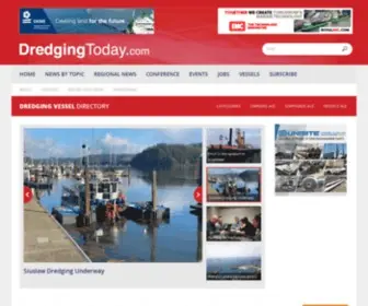 Dredgingtoday.com(Dredging Today) Screenshot