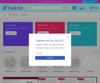 Dreenz.com(D'reenz) Screenshot
