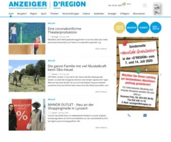 Dregion.ch(Anzeiger Burgdorf D'Region) Screenshot