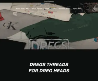 Dregsthreads.com(Dregs Threads) Screenshot