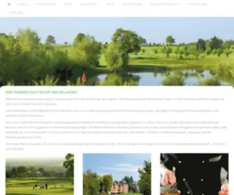 Drei-Thermen-Golfresort.de(Drei Thermen Golf Resort) Screenshot