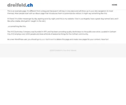 Dreifeld.ch(DREIFELD AG) Screenshot