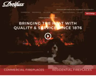 Dreifussfireplaces.com(High-Quality Fireplace Installation) Screenshot