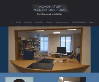 Dreifusslex.ch(Advokatur Martin Dreifuss) Screenshot
