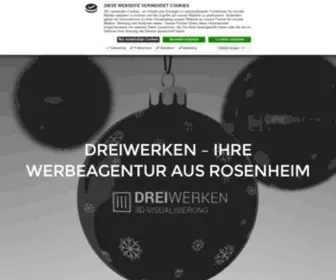 Dreiwerken.de(Werbeagentur Rosenheim) Screenshot