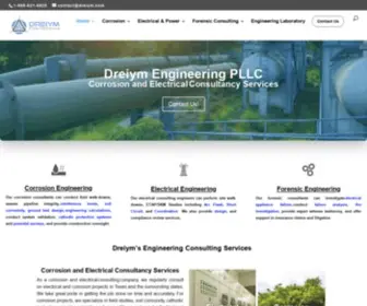 Dreiym.com(Corrosion and Electrical Consultancy Services) Screenshot