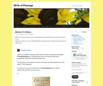 Dremiller.com(Write of Passage) Screenshot