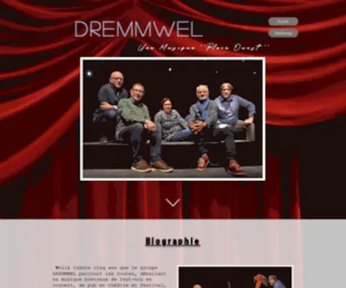 Dremmwel.com(DREMMWEL musique bretonne concert fest noz) Screenshot
