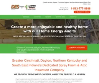 Drenergysavercincinnati.com(Home Insulation in Cincinnati) Screenshot