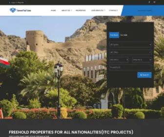 Dreoman.com(Real Estate in Oman) Screenshot