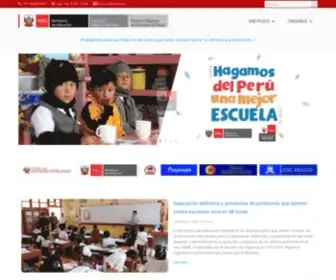 Drepasco.gob.pe(Dirección Regional de Educación de Pasco) Screenshot