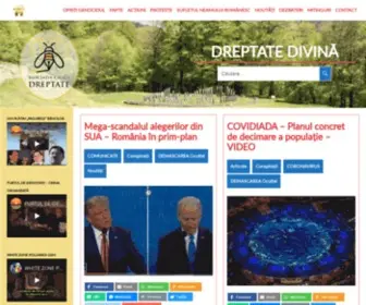 Dreptate.org.ro(DREPTATE DIVIN) Screenshot