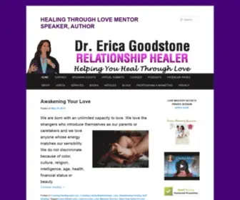 Drericagoodstone.com(SPEAKER, AUTHOR, LOVE MENTOR) Screenshot