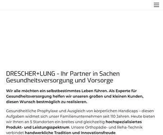 Drescher-Lung.de(Gesundheitliche prophylaxe und ausgleich von körperlichen handicaps) Screenshot