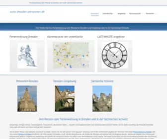 Dresden-Pensionen.de(Übernachtung Radeberg) Screenshot