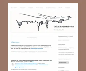 Dresden-Postkolonial.de(Eine Spurensuche) Screenshot