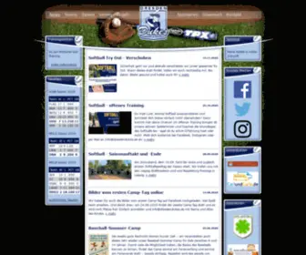 Dresdendukes.de(Baseball und Softball in Dresden) Screenshot