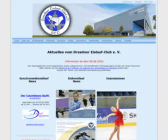 Dresdner-Eislauf-Club.de(Dresdner Eislauf) Screenshot