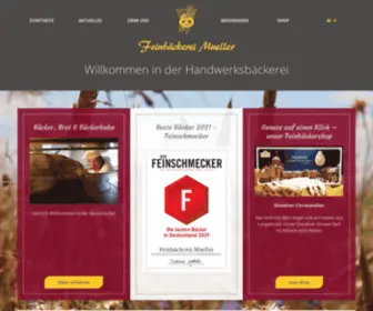 Dresdner-Striezel.de(Handwerksbäckerei im sächsichen Langebrück) Screenshot