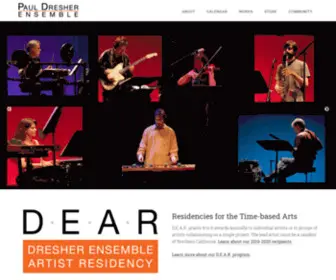 Dresherensemble.org(Contemporary Music Concerts Theater) Screenshot