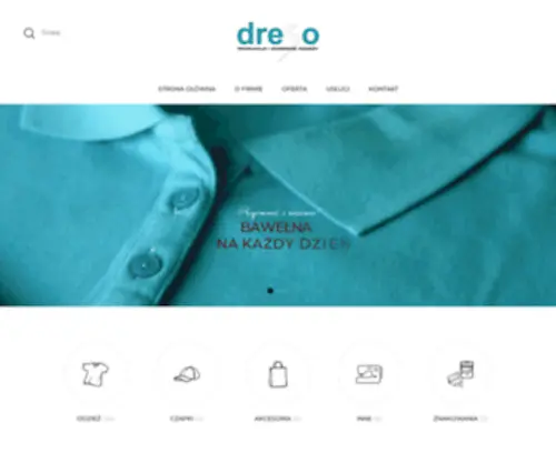 Dreso.com.pl(Producent odzieży reklamowej) Screenshot