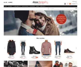 Dress-For-Less.es(Outlet ropa de marca hasta 70% descuento) Screenshot