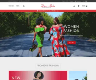 Dressafrika.com(Dress Afrika) Screenshot