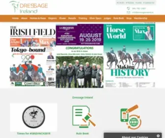 Dressageireland.ie(Dressage Ireland) Screenshot