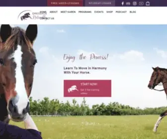 Dressagenaturally.net(Dressage Naturally with Karen Rohlf) Screenshot