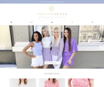 Dressanddwell.com(Dress & Dwell Fashion Boutique) Screenshot