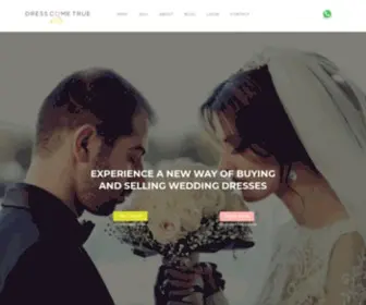 Dresscometrue.com(Buy & Sell Wedding Dresses in Dubai) Screenshot