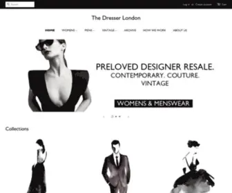 Dresseronline.co.uk(The Dresser London) Screenshot