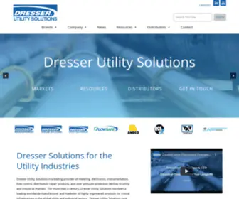 Dresserutility.com(Dresser Utility Solutions) Screenshot