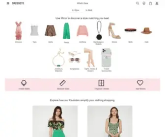 Dresseye.me(Fashion share and organization for personal shopping) Screenshot