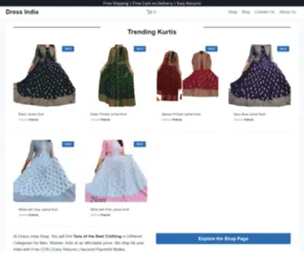 Dressindia.in(Dress India) Screenshot