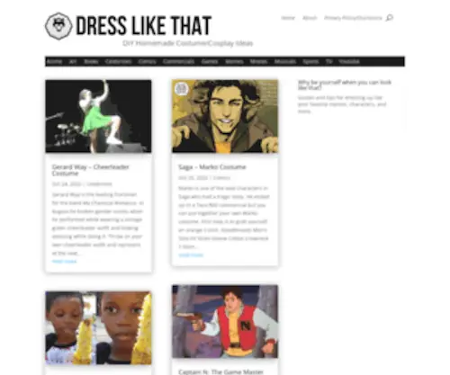 Dresslikethat.com(DIY Homemade Costume/Cosplay Ideas) Screenshot