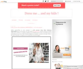 Dressmeandmykids.com(Dress me) Screenshot