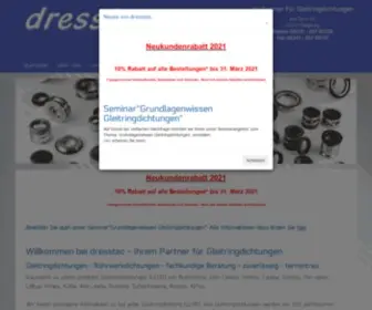 Dresstec.de(Dresstec Ihr Partner für Gleitringdichtungen) Screenshot