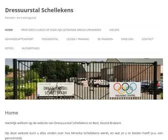 Dressuurschellekens.nl(Dressuurstal Schellekens) Screenshot